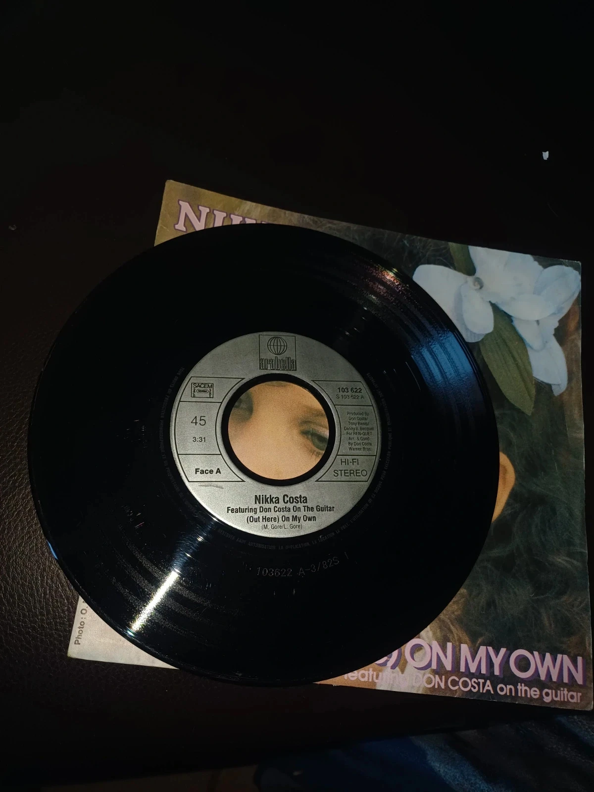 45rpm vinyl record Nikka Costa label Arabella – photo 3
